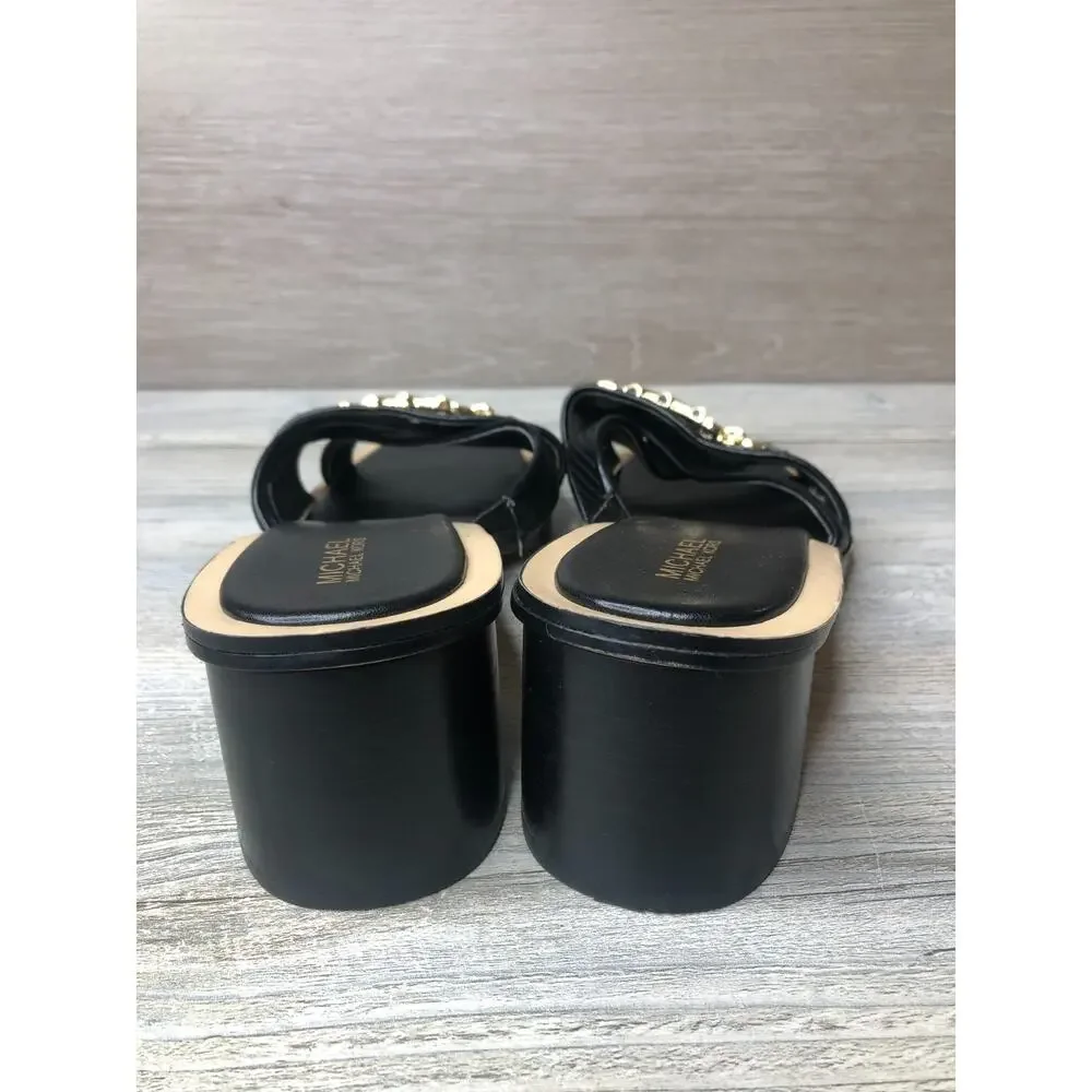 Woman's Sandals Michael Kors Tiffanie Sandal Black Size 10M